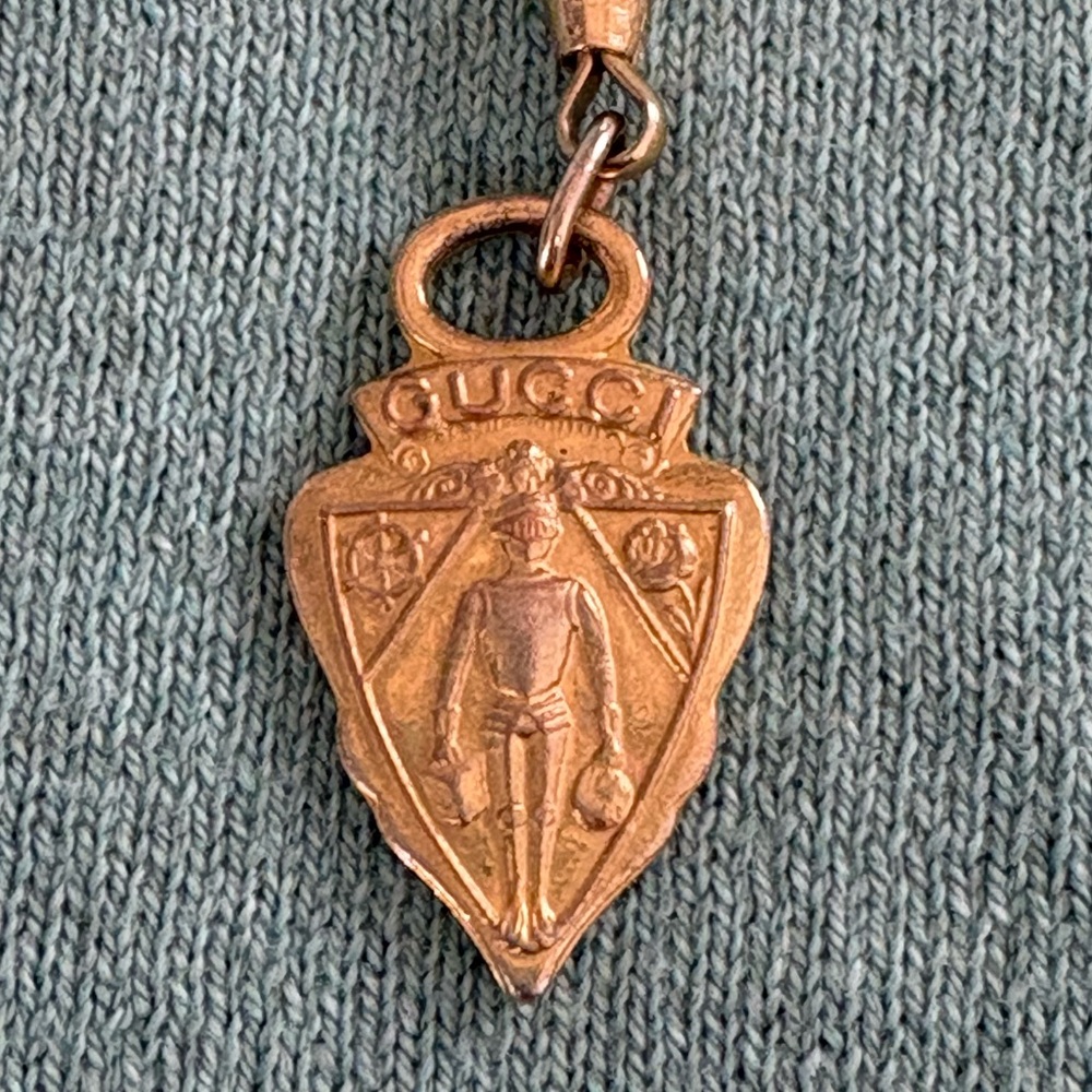 Vintage Gucci Knight Crest Pendant/Charm